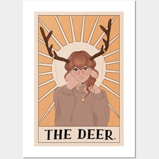 Deer Tarot Card Posters and Art